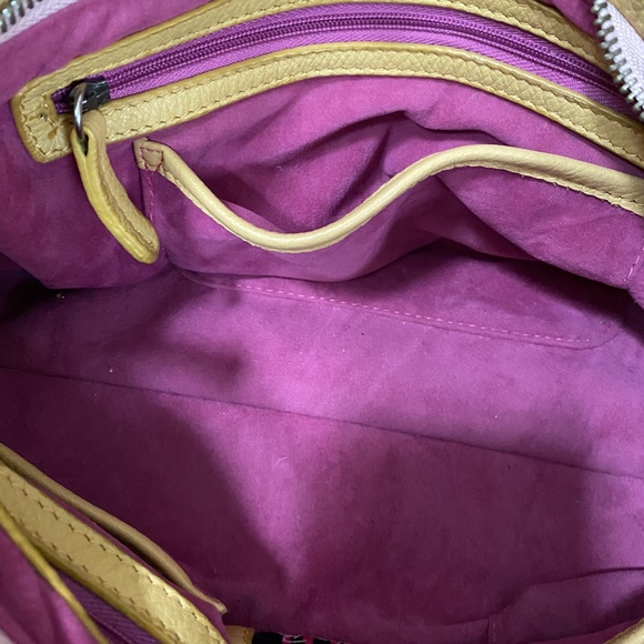 Double-Handled Leather Handbag - Picture 5 of 6